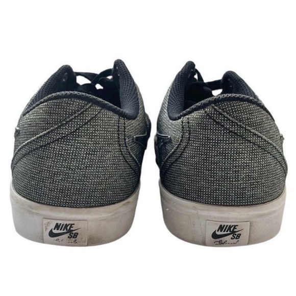 Nike SB Gray Check Canvas Casual Sneakers - Men’s 8.5 - Picture 2 of 5